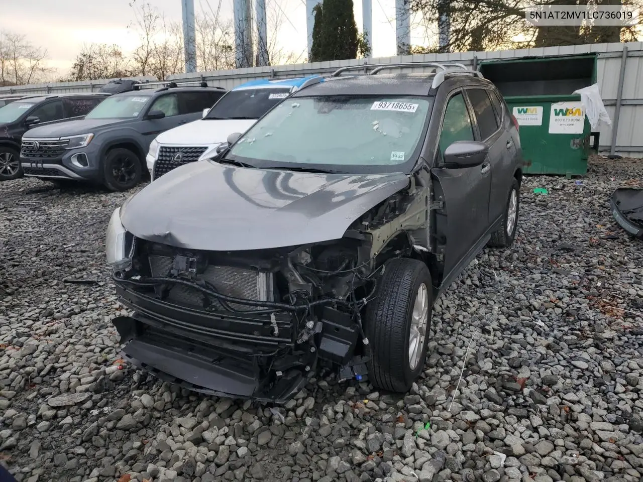 5N1AT2MV1LC736019 2020 Nissan Rogue S