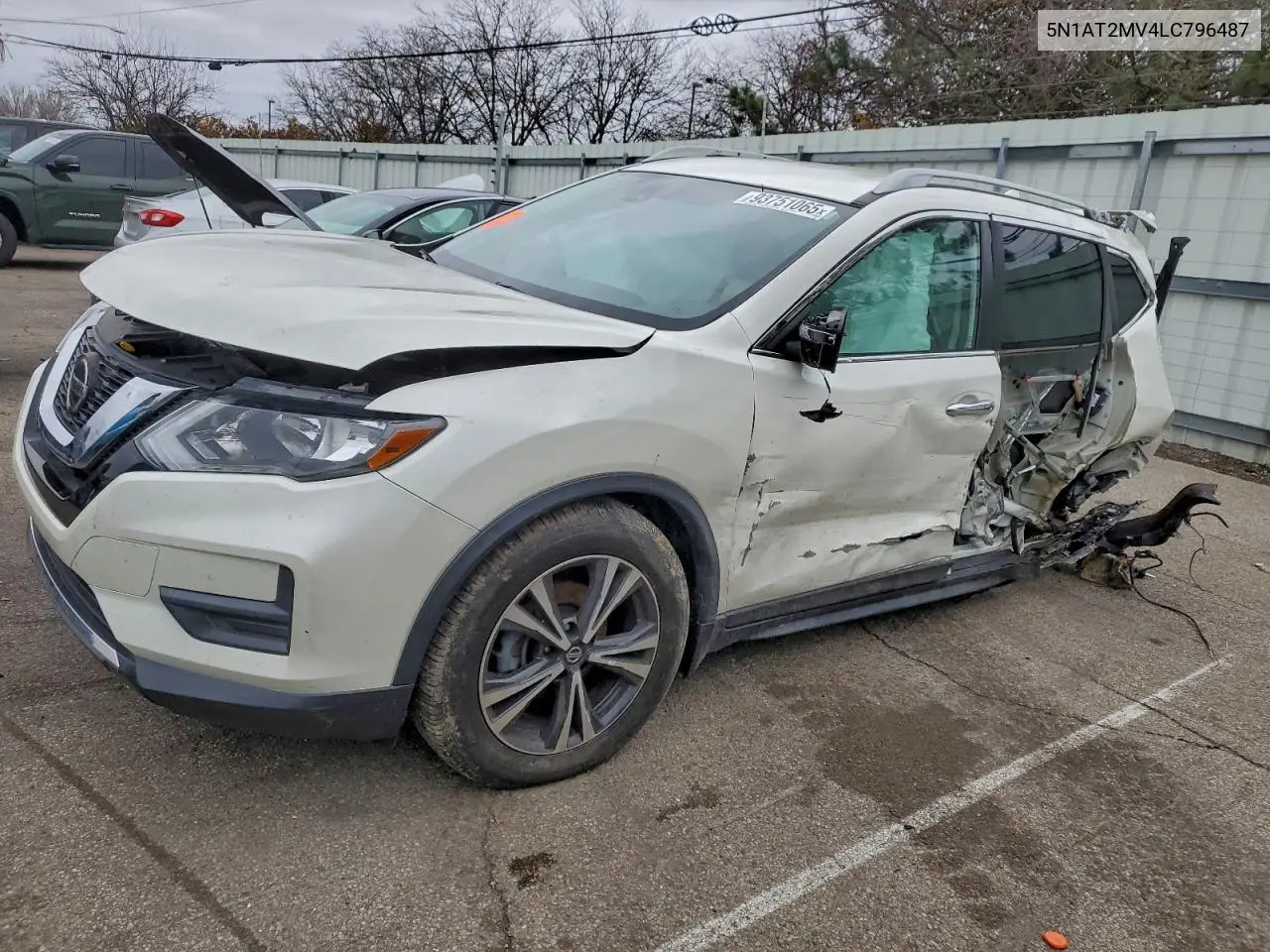 5N1AT2MV4LC796487 2020 Nissan Rogue S