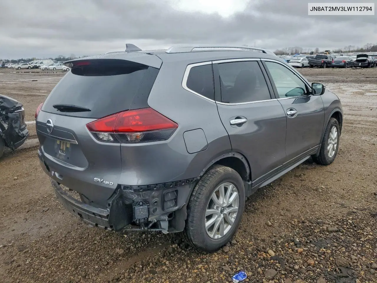 JN8AT2MV3LW112794 2020 Nissan Rogue S