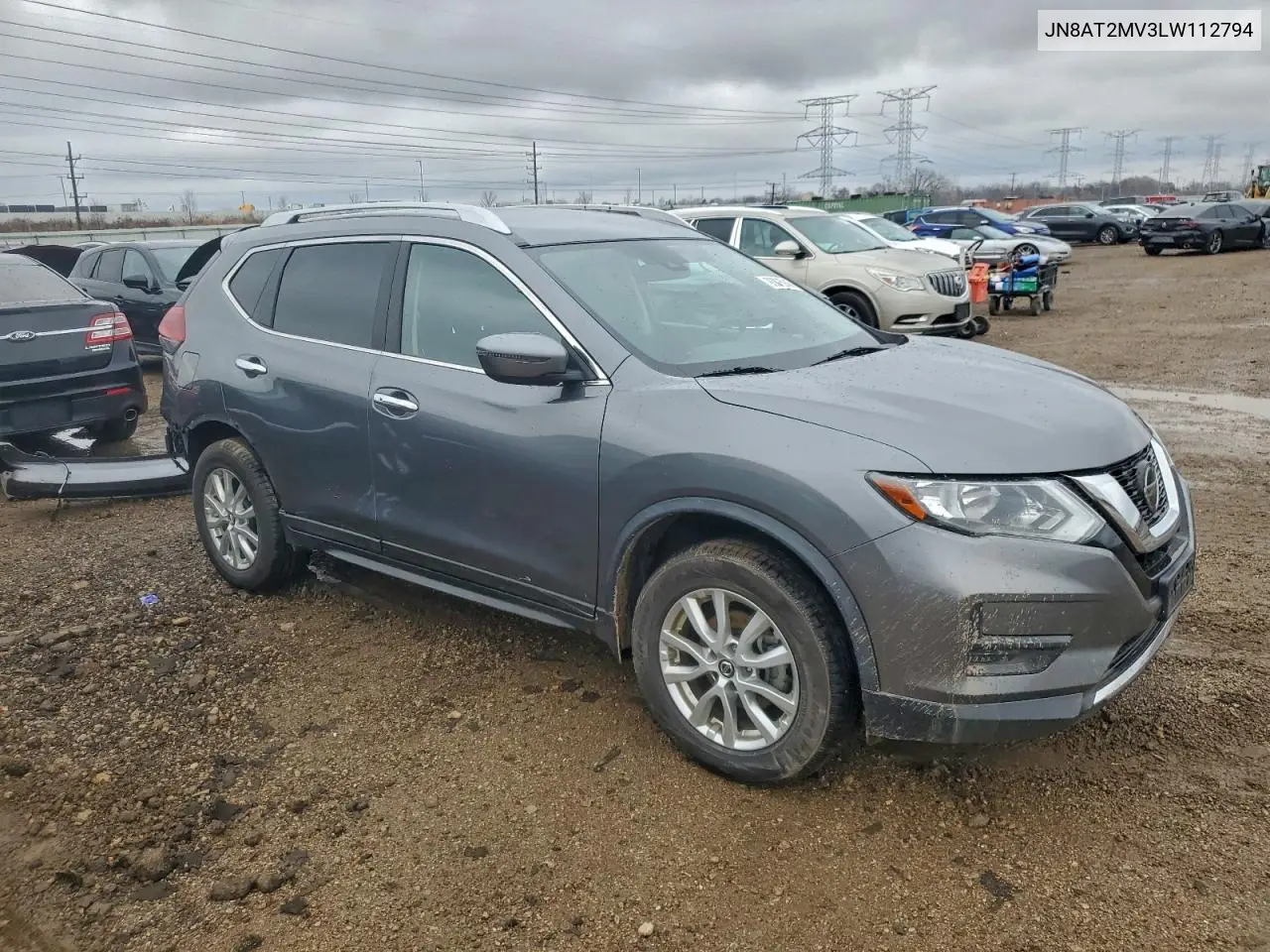 JN8AT2MV3LW112794 2020 Nissan Rogue S