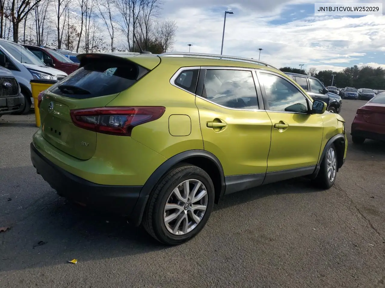 JN1BJ1CV0LW252029 2020 Nissan Rogue Sport S