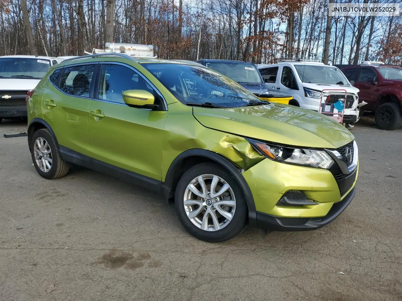 JN1BJ1CV0LW252029 2020 Nissan Rogue Sport S