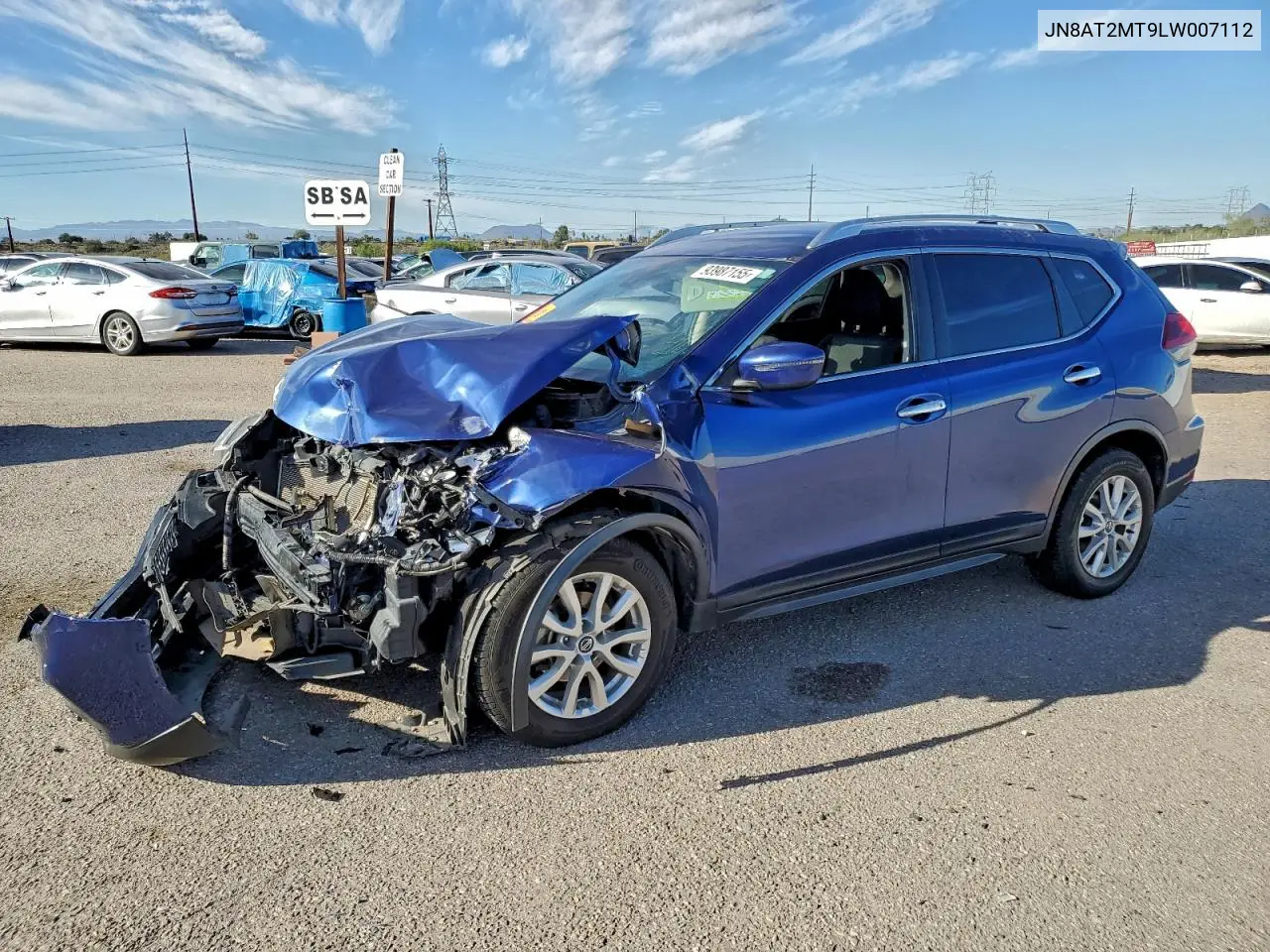 JN8AT2MT9LW007112 2020 Nissan Rogue S