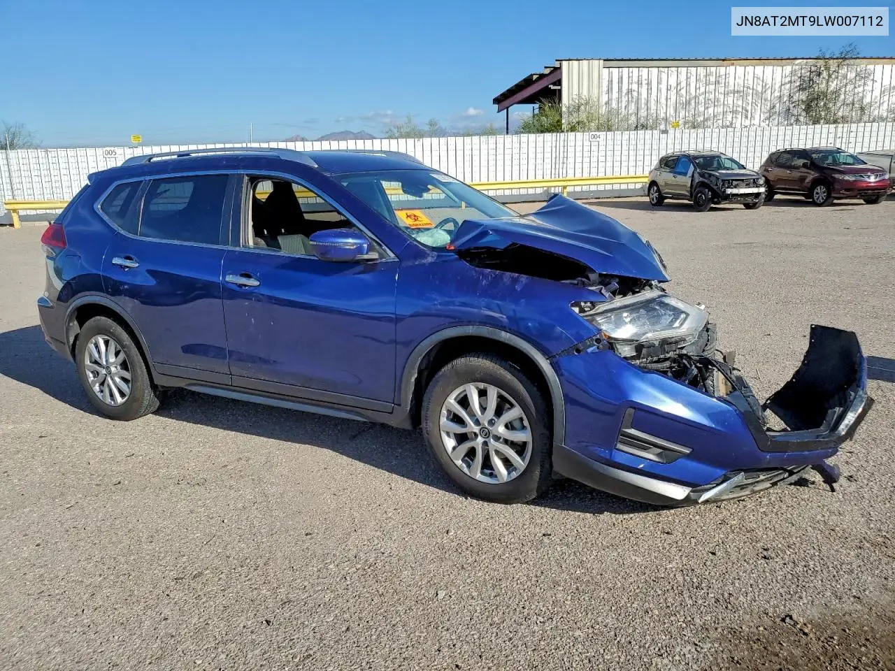 JN8AT2MT9LW007112 2020 Nissan Rogue S