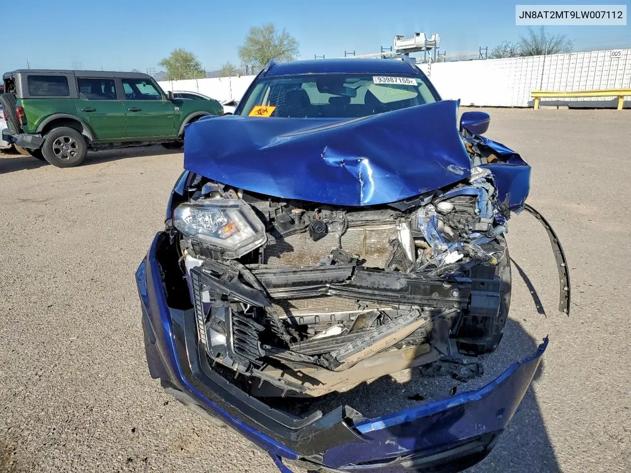 JN8AT2MT9LW007112 2020 Nissan Rogue S