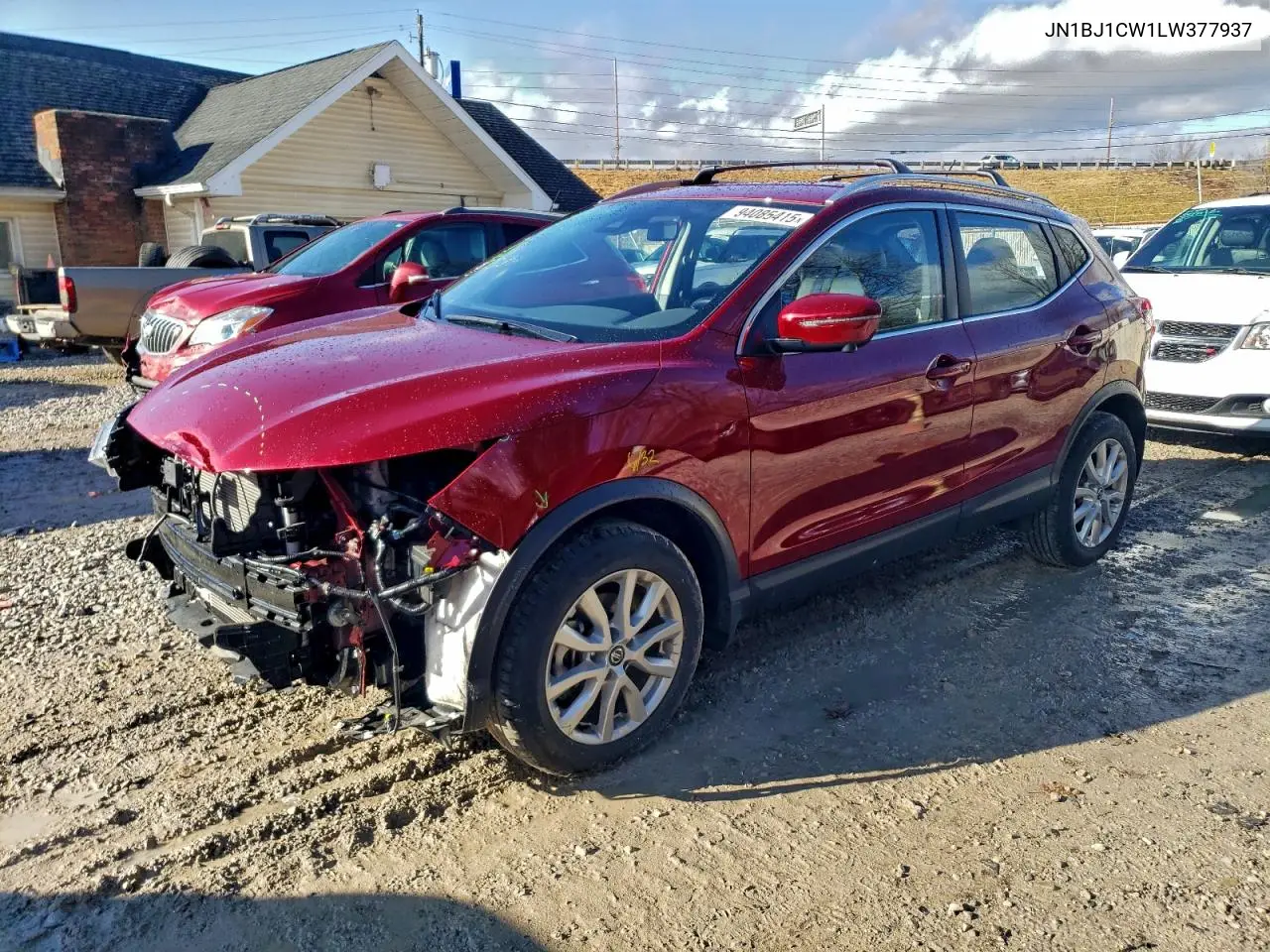 JN1BJ1CW1LW377937 2020 Nissan Rogue Sport S