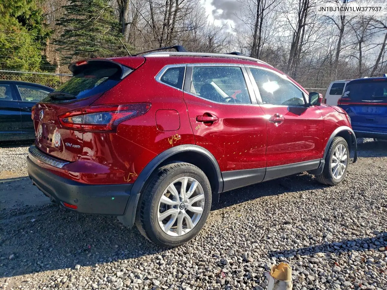 JN1BJ1CW1LW377937 2020 Nissan Rogue Sport S
