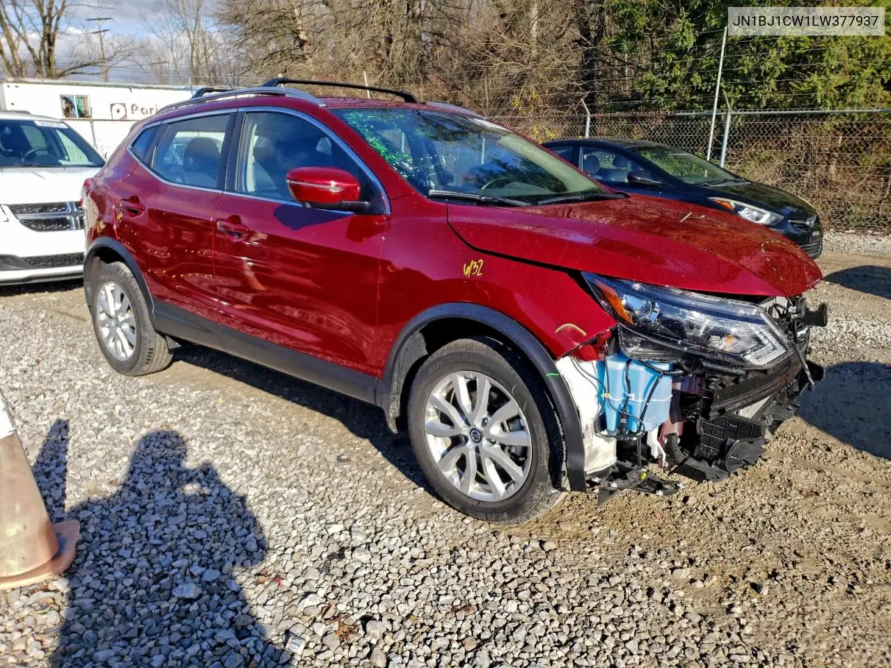 JN1BJ1CW1LW377937 2020 Nissan Rogue Sport S