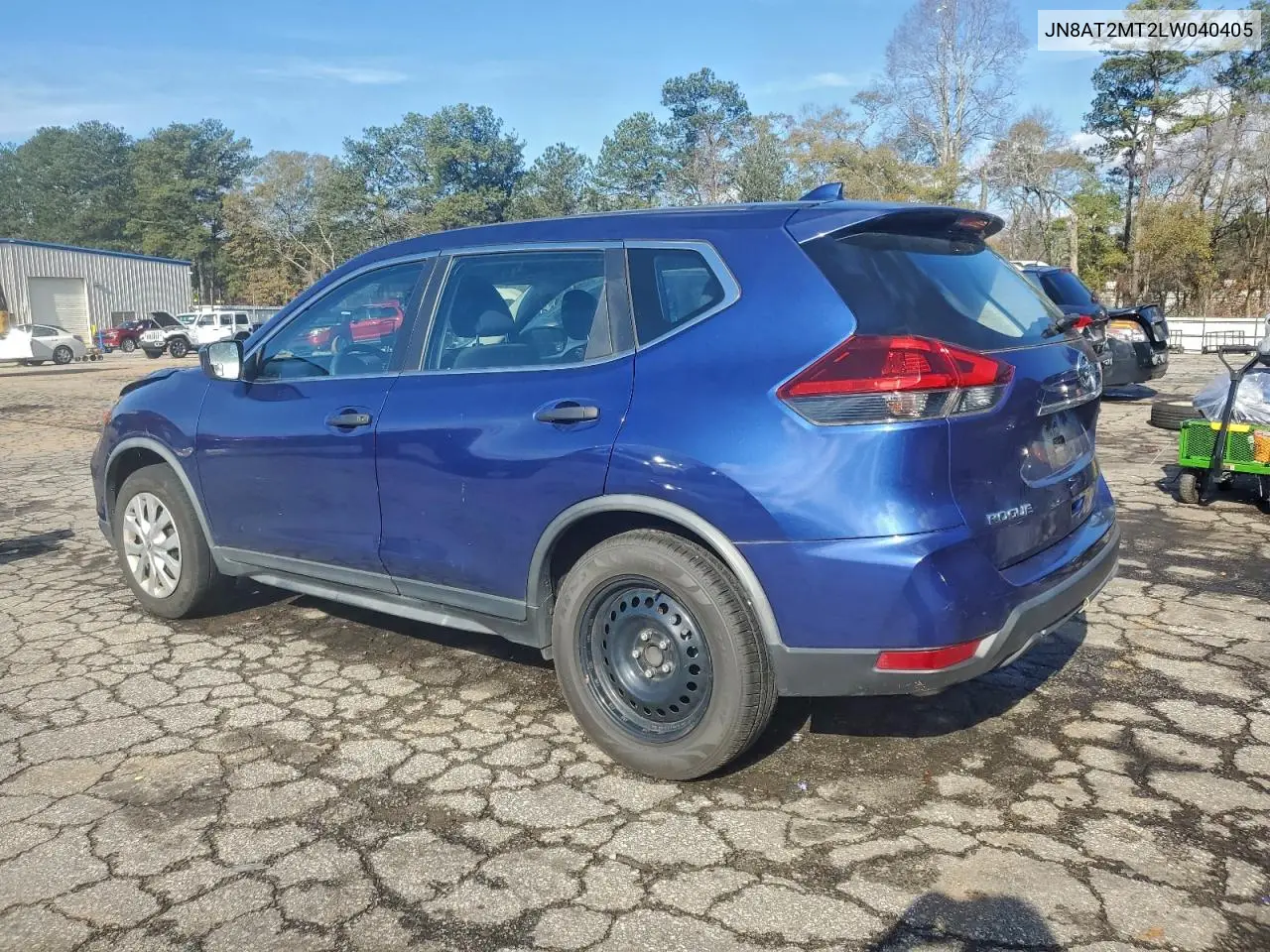 JN8AT2MT2LW040405 2020 Nissan Rogue S