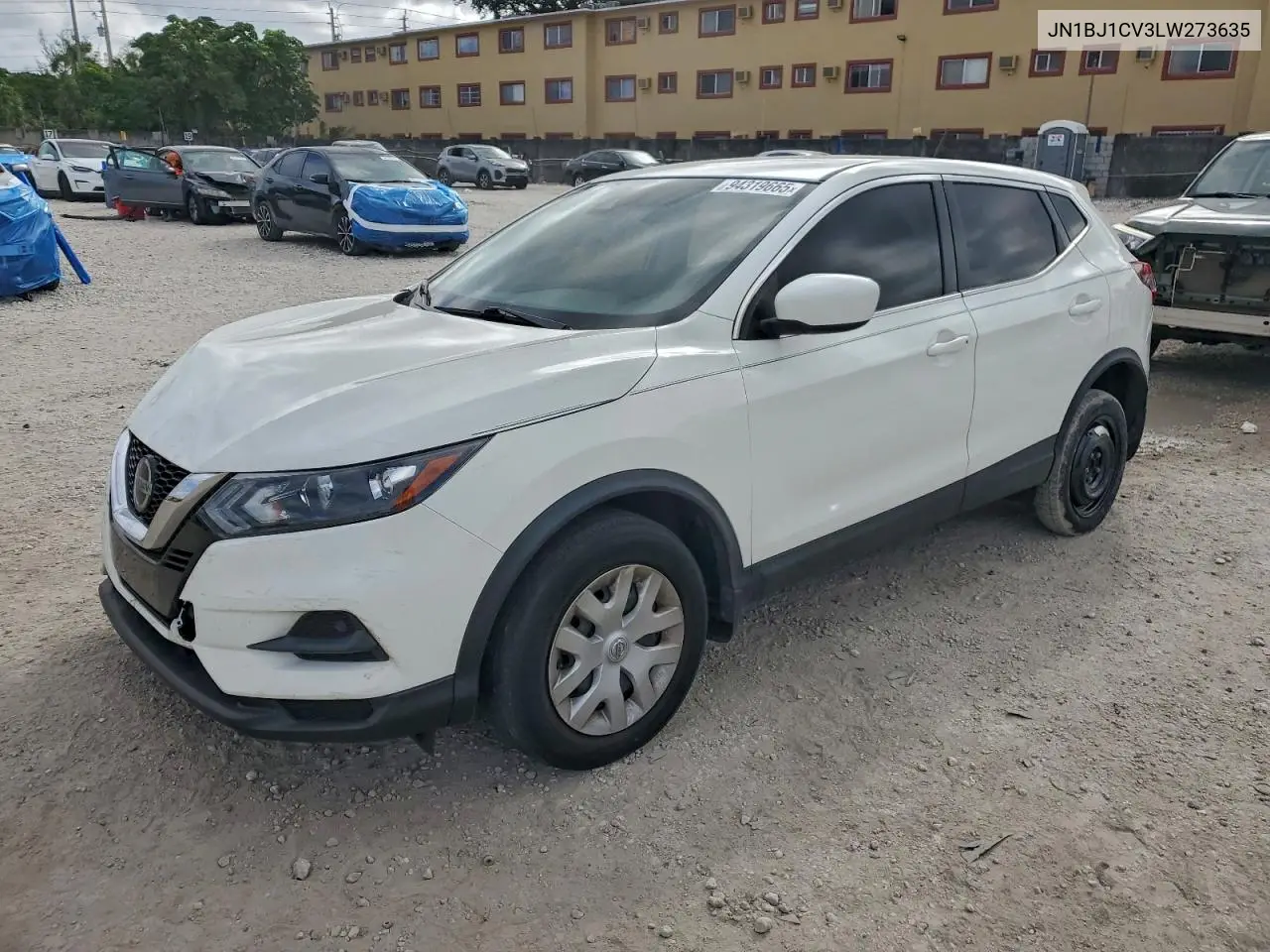 JN1BJ1CV3LW273635 2020 Nissan Rogue Sport S