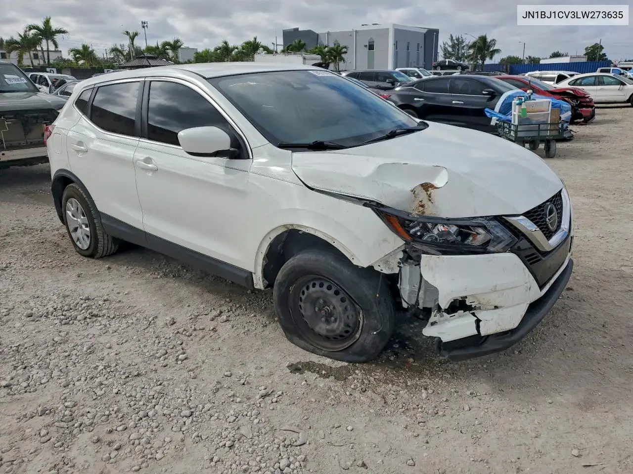 JN1BJ1CV3LW273635 2020 Nissan Rogue Sport S