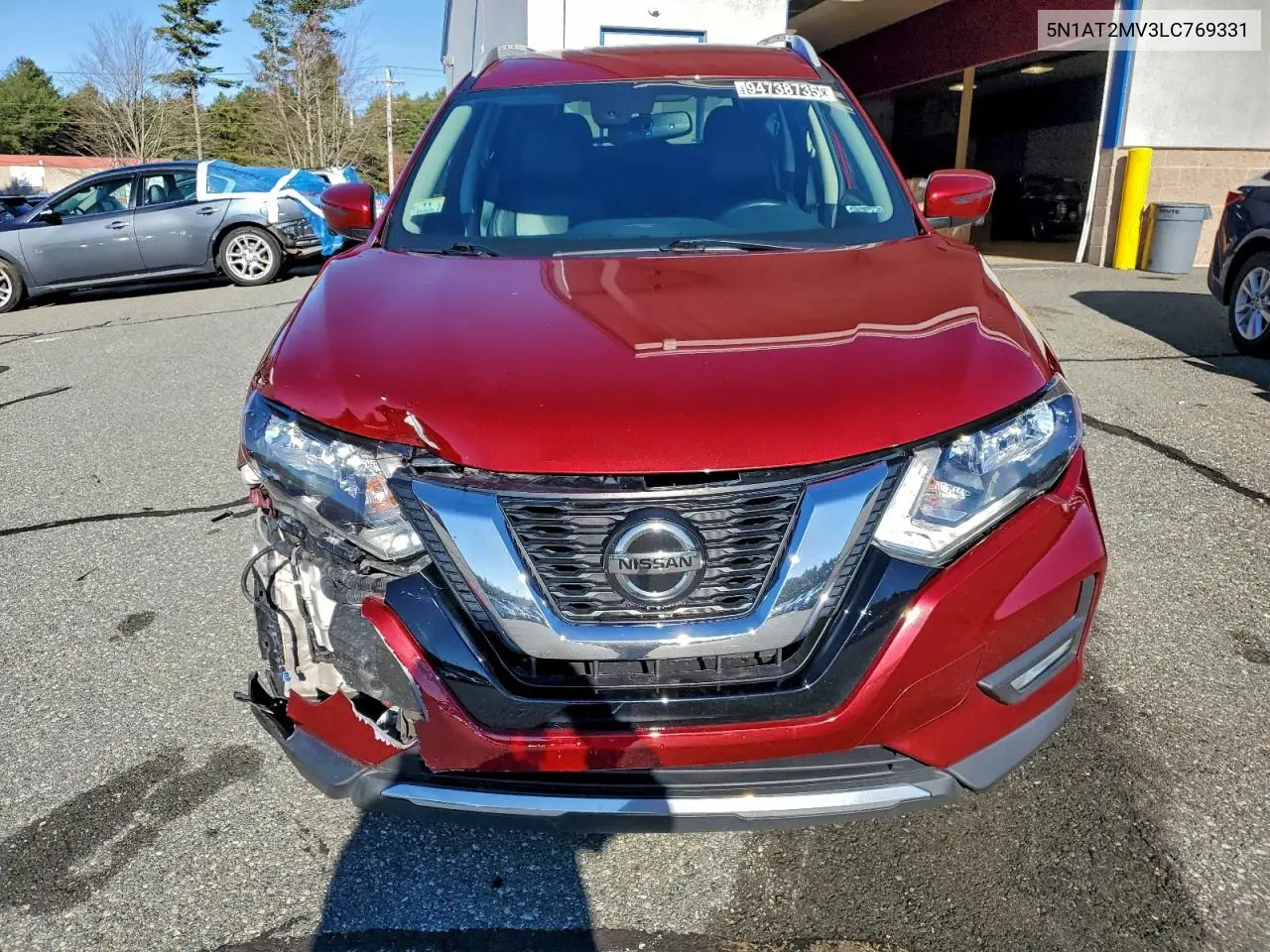 5N1AT2MV3LC769331 2020 Nissan Rogue S