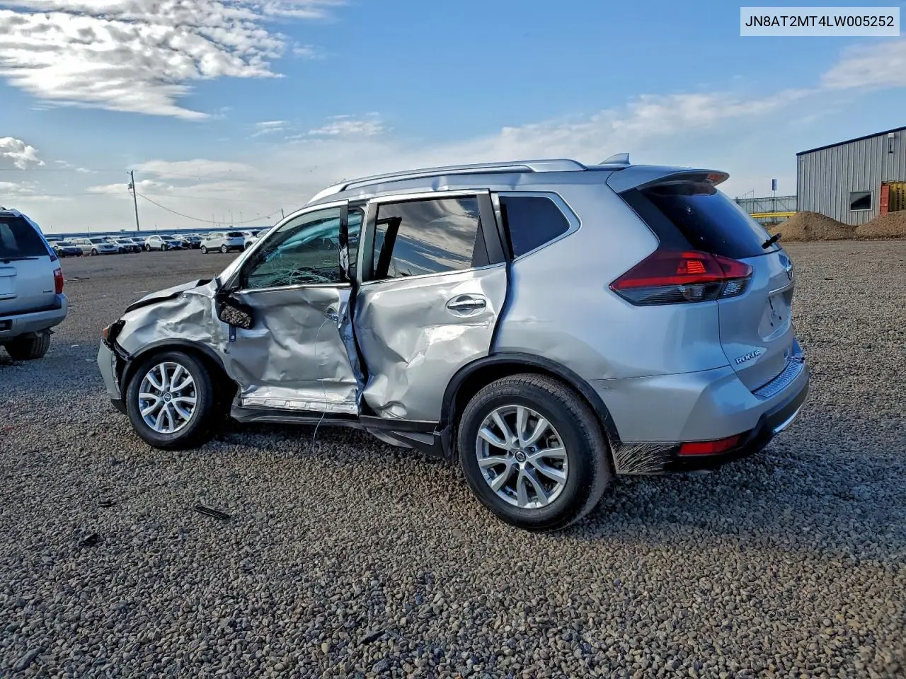 JN8AT2MT4LW005252 2020 Nissan Rogue S