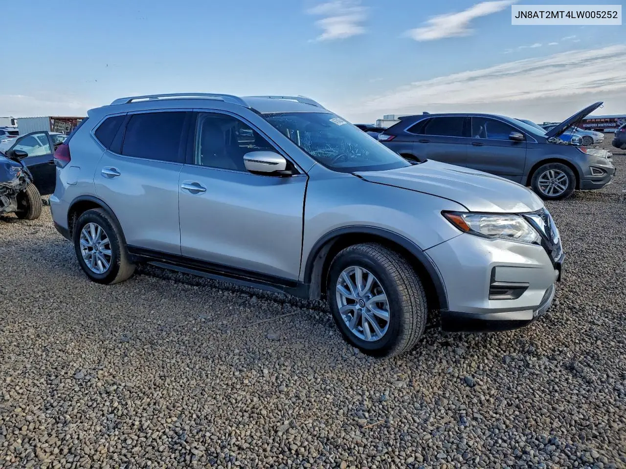 JN8AT2MT4LW005252 2020 Nissan Rogue S