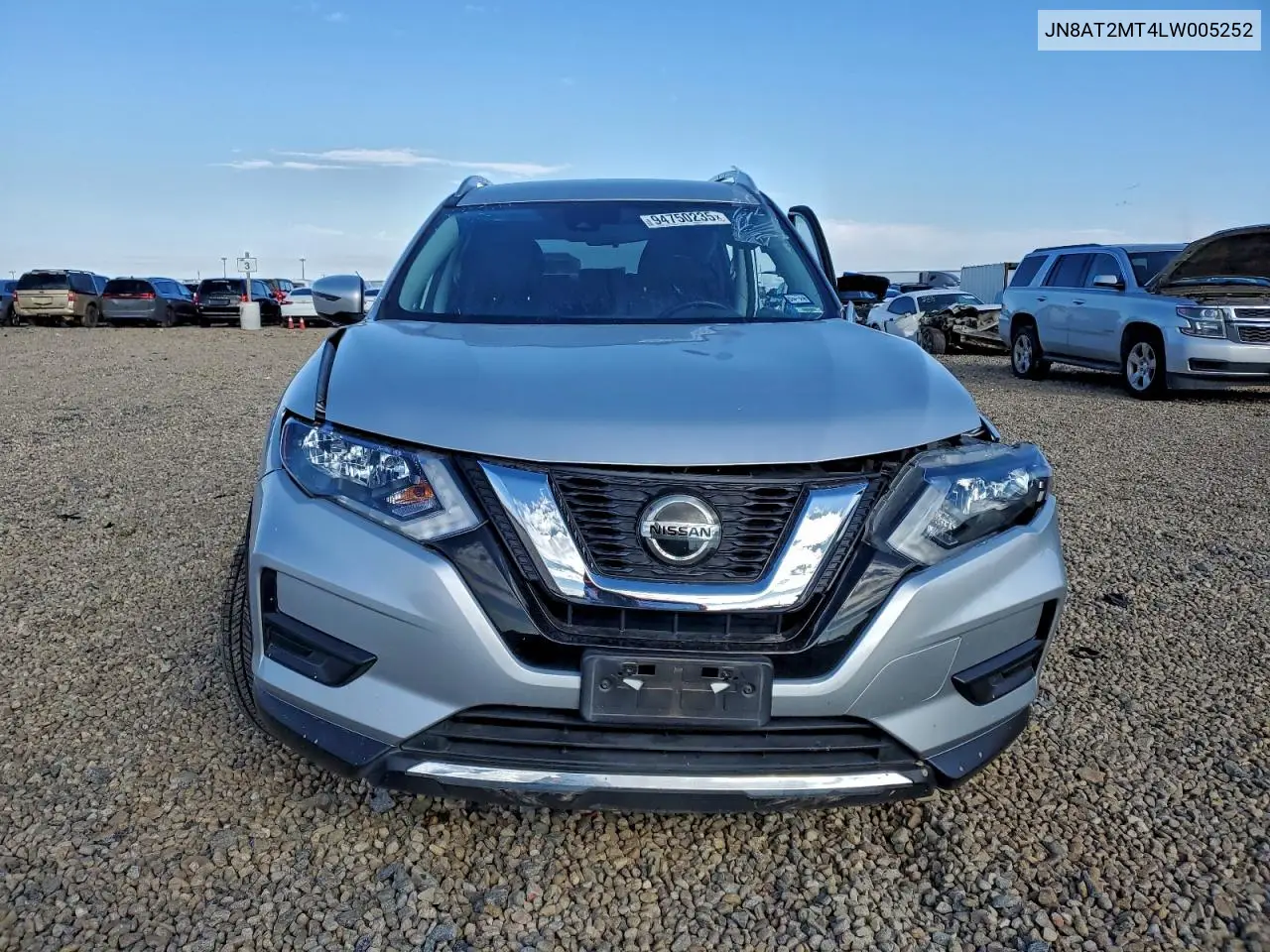 JN8AT2MT4LW005252 2020 Nissan Rogue S