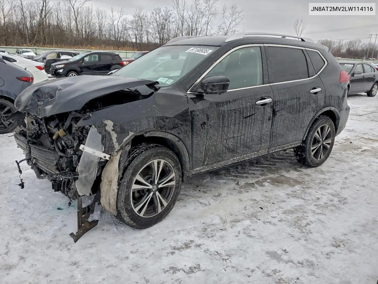 JN8AT2MV2LW114116 2020 Nissan Rogue S