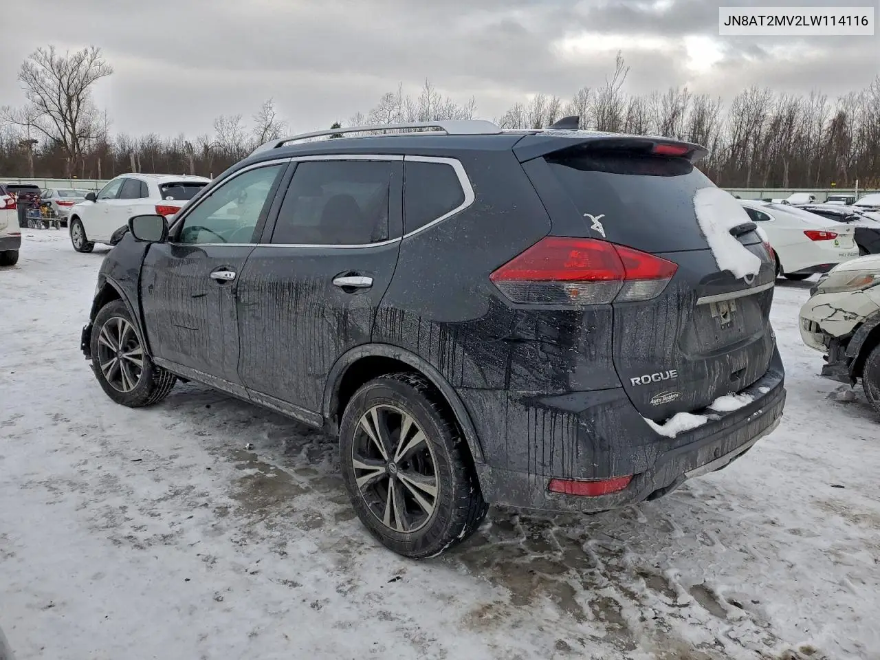 JN8AT2MV2LW114116 2020 Nissan Rogue S