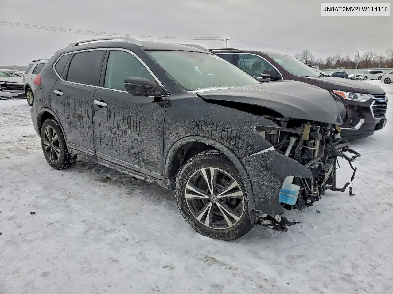 JN8AT2MV2LW114116 2020 Nissan Rogue S