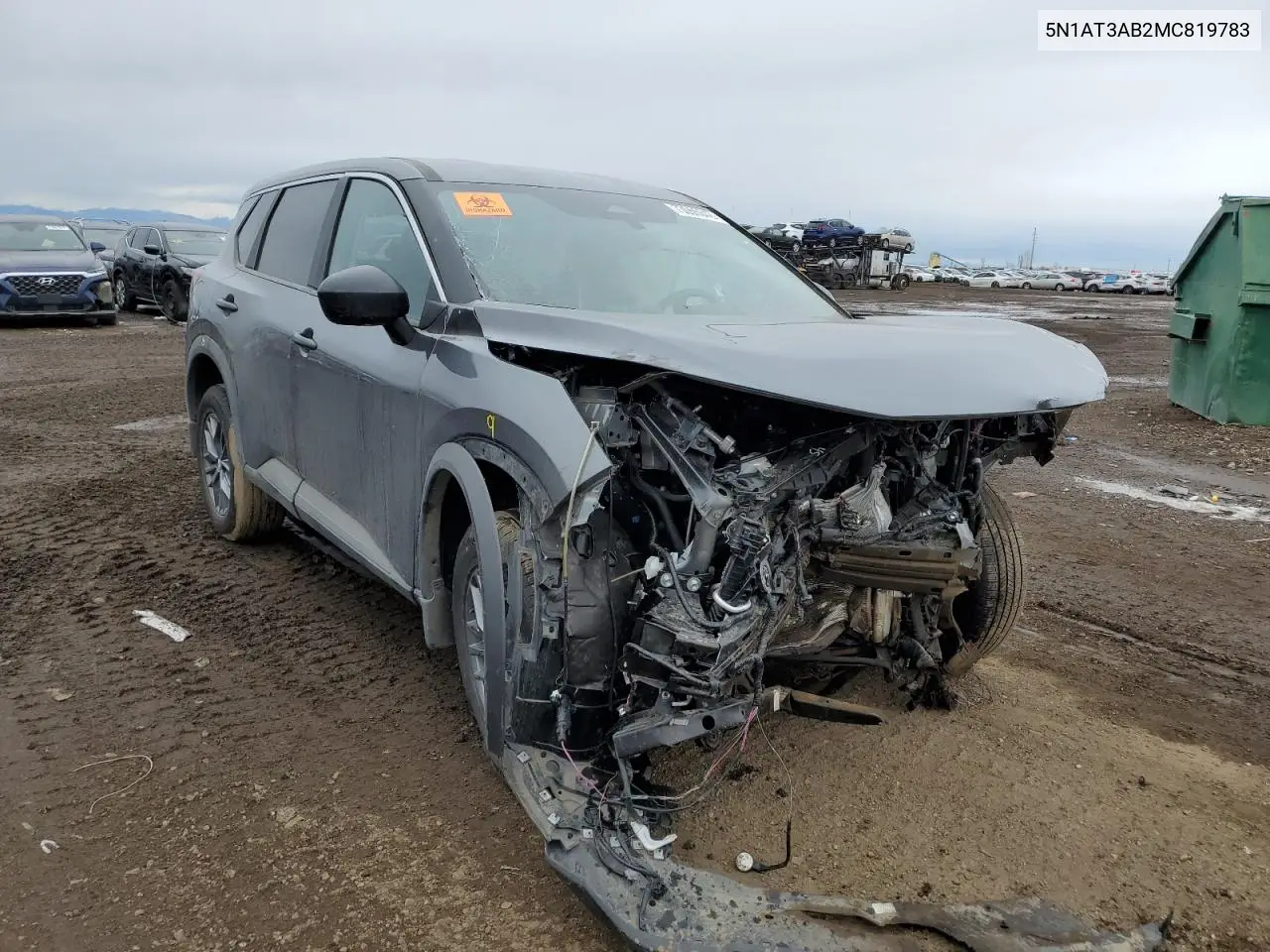 5N1AT3AB2MC819783 2021 Nissan Rogue S