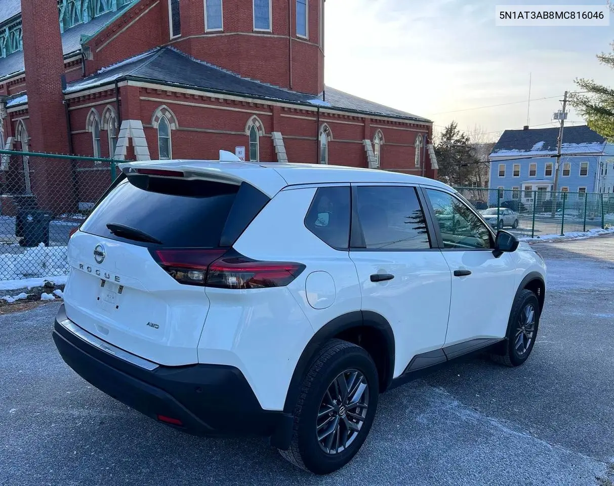 5N1AT3AB8MC816046 2021 Nissan Rogue S
