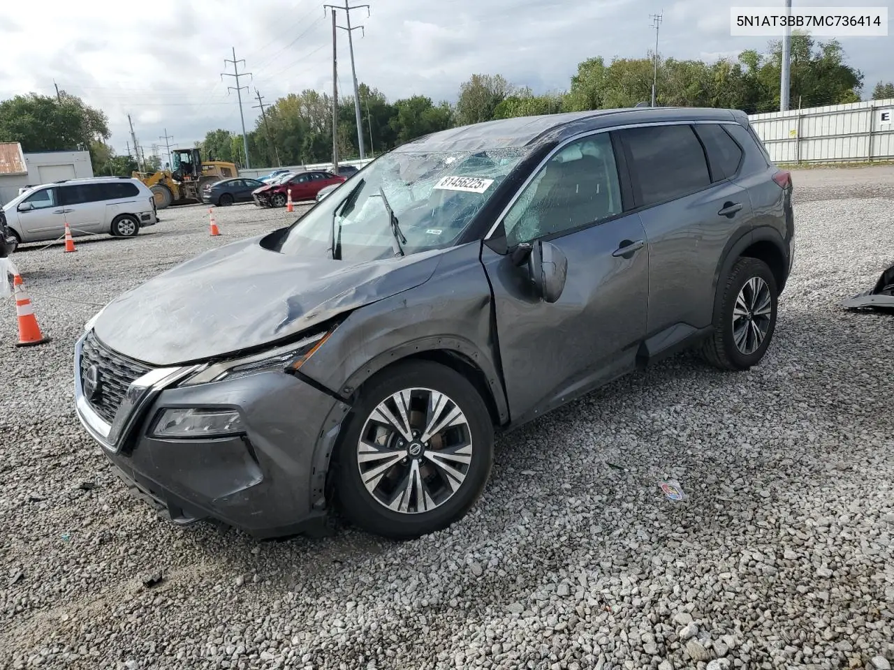 5N1AT3BB7MC736414 2021 Nissan Rogue Sv