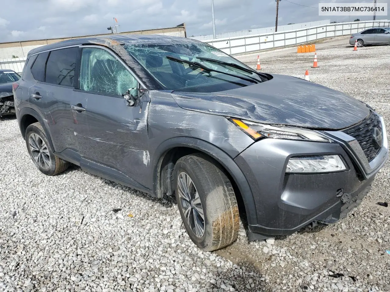 5N1AT3BB7MC736414 2021 Nissan Rogue Sv