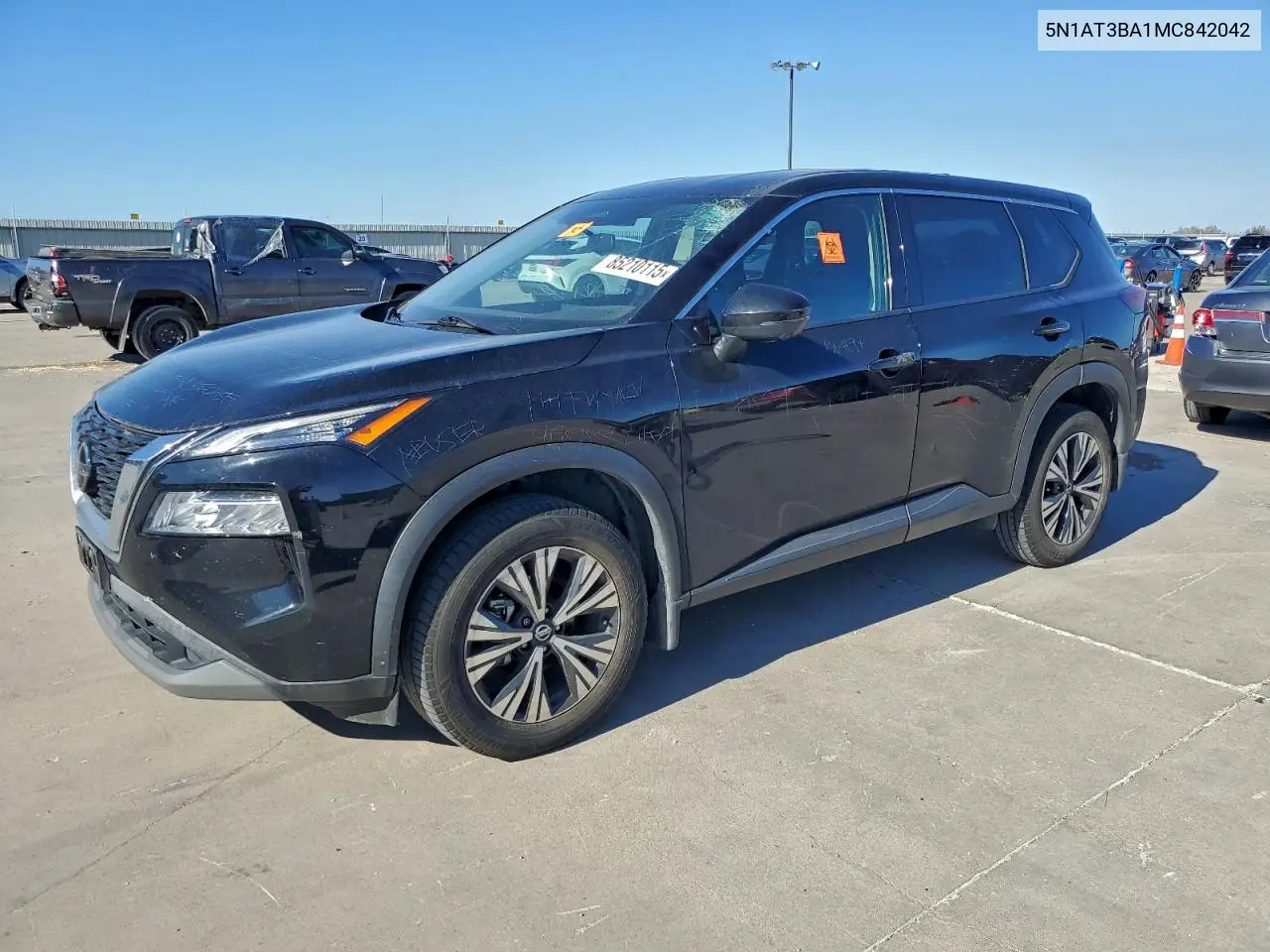 5N1AT3BA1MC842042 2021 Nissan Rogue Sv