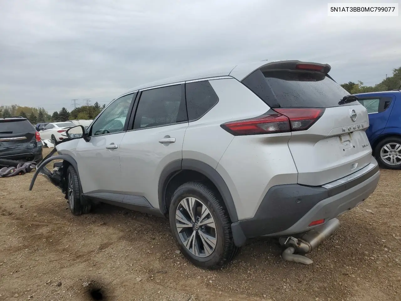 5N1AT3BB0MC799077 2021 Nissan Rogue Sv