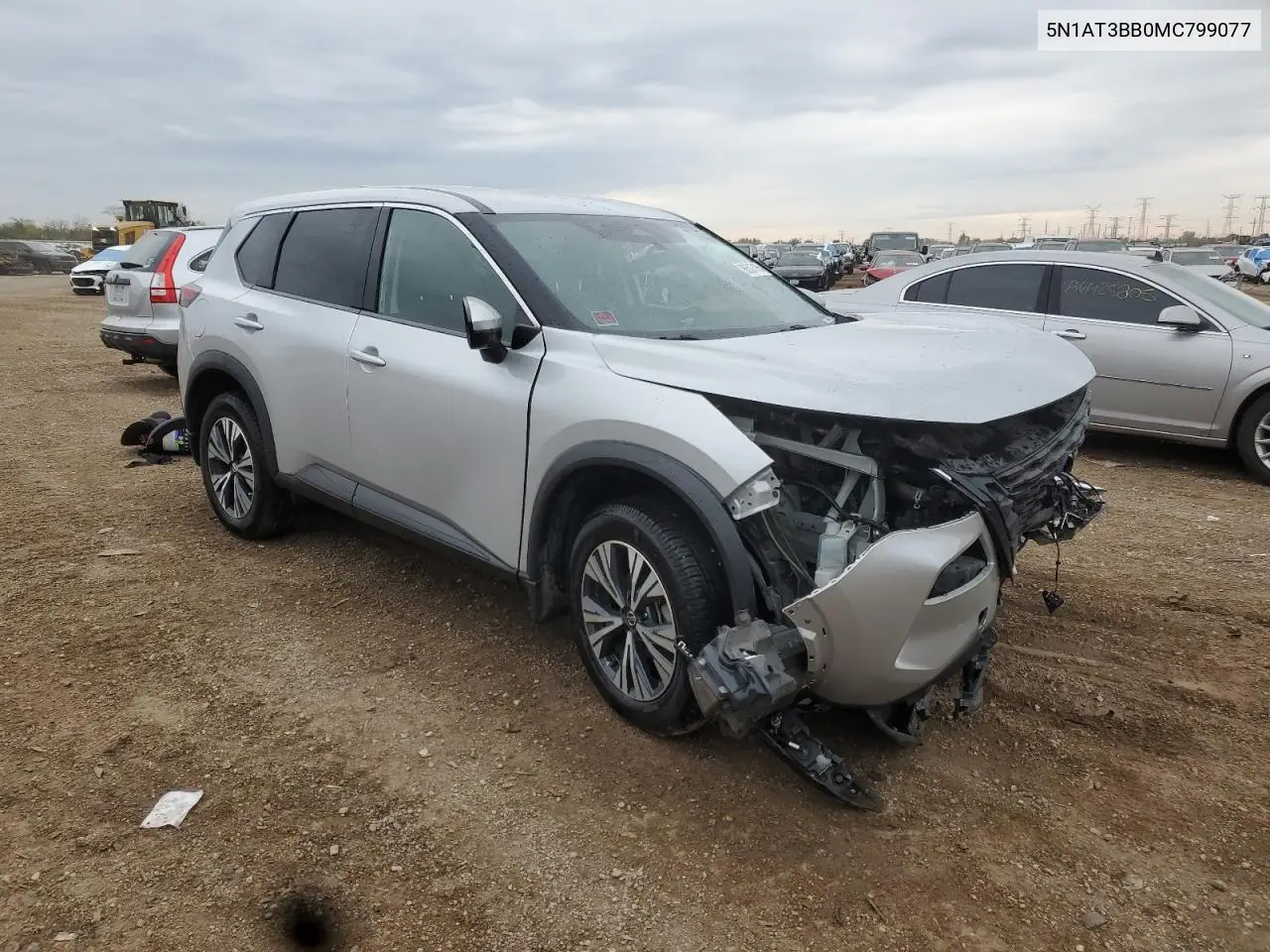 5N1AT3BB0MC799077 2021 Nissan Rogue Sv