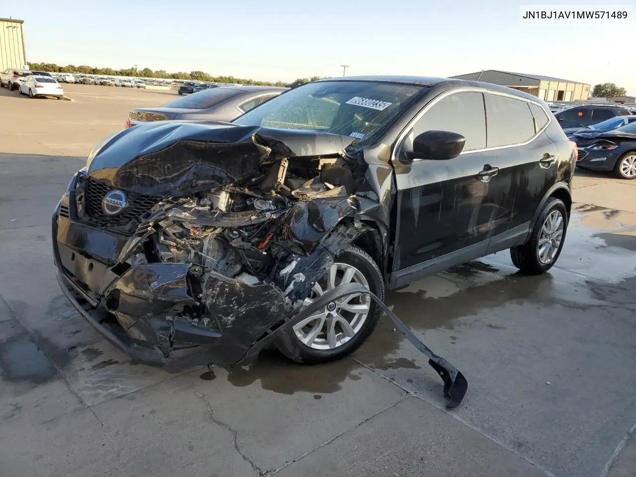 JN1BJ1AV1MW571489 2021 Nissan Rogue Sport S