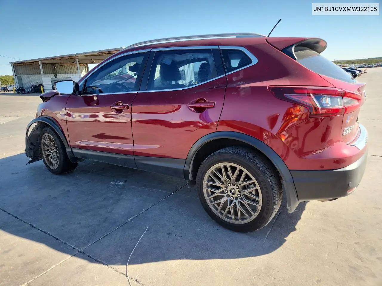 JN1BJ1CVXMW322105 2021 Nissan Rogue Sport Sl