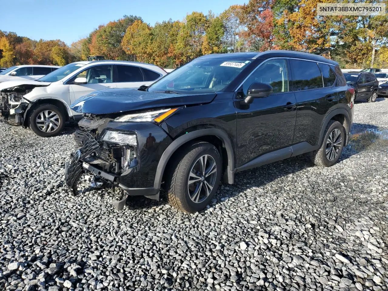 5N1AT3BBXMC795201 2021 Nissan Rogue Sv