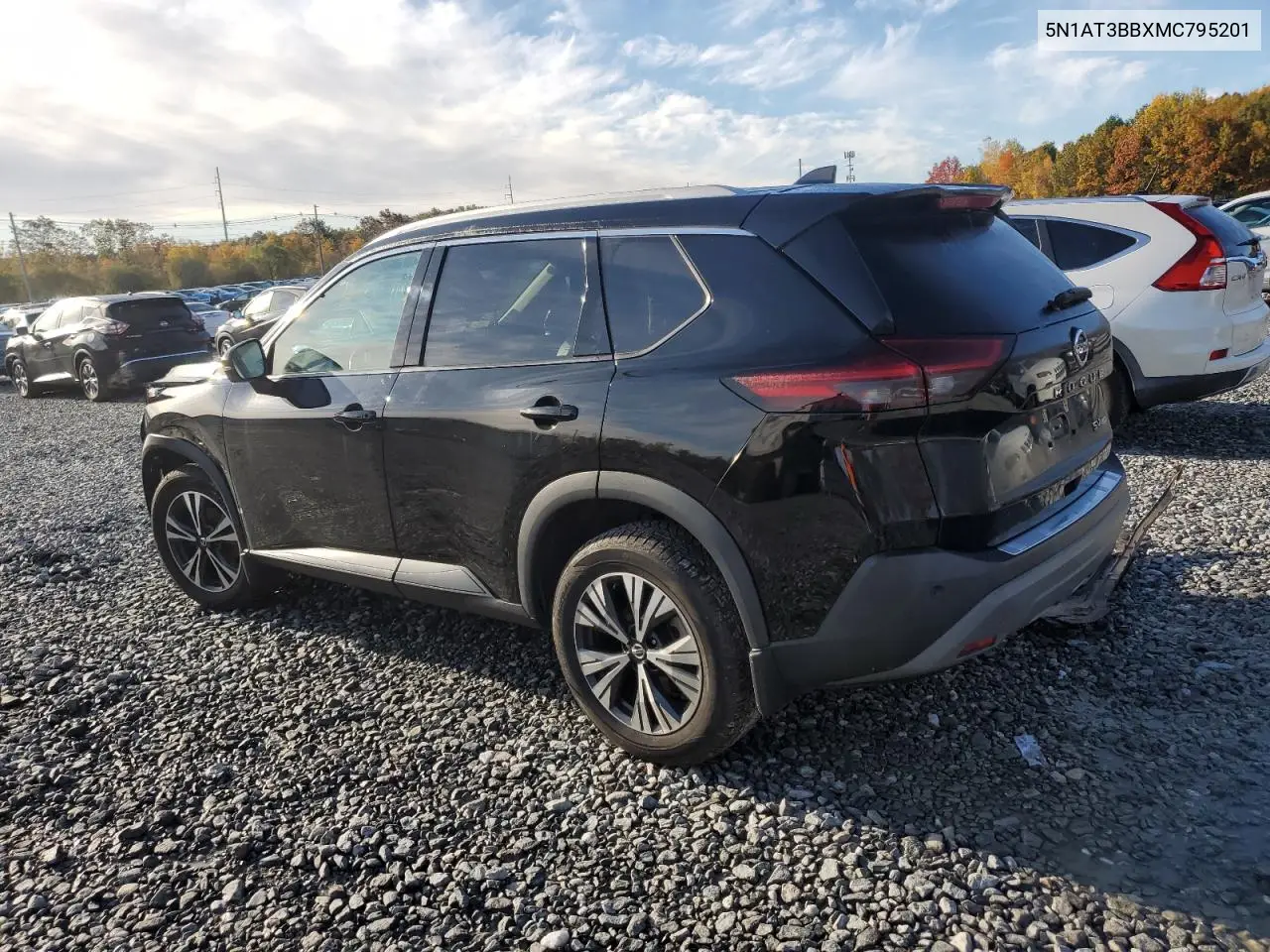 5N1AT3BBXMC795201 2021 Nissan Rogue Sv