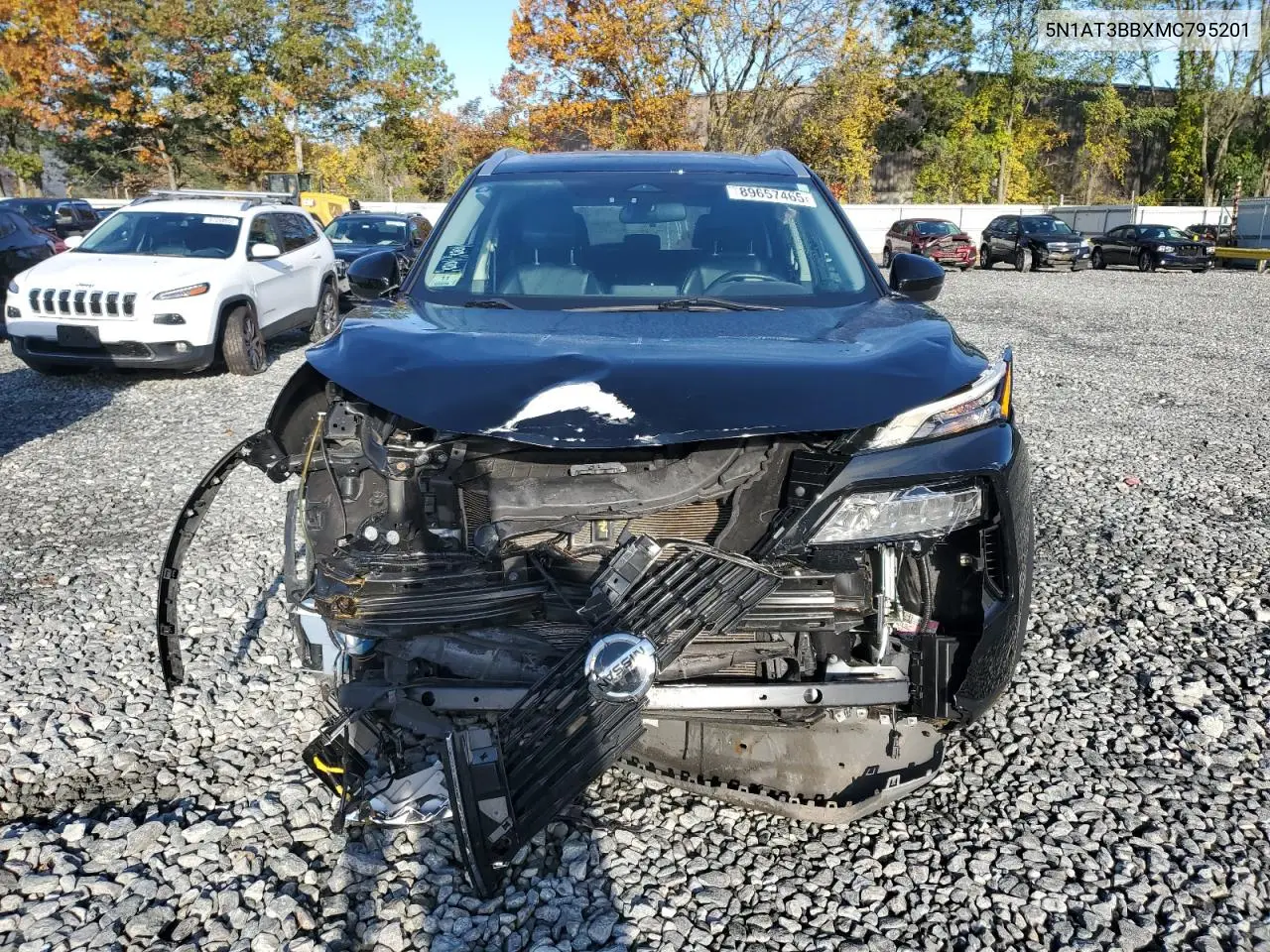 5N1AT3BBXMC795201 2021 Nissan Rogue Sv