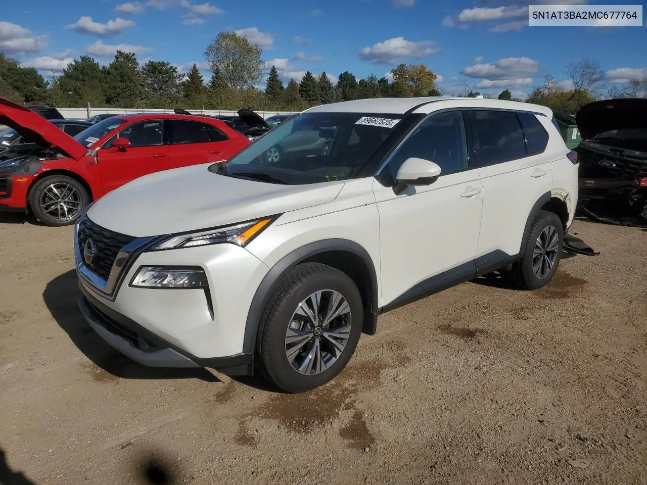 5N1AT3BA2MC677764 2021 Nissan Rogue Sv