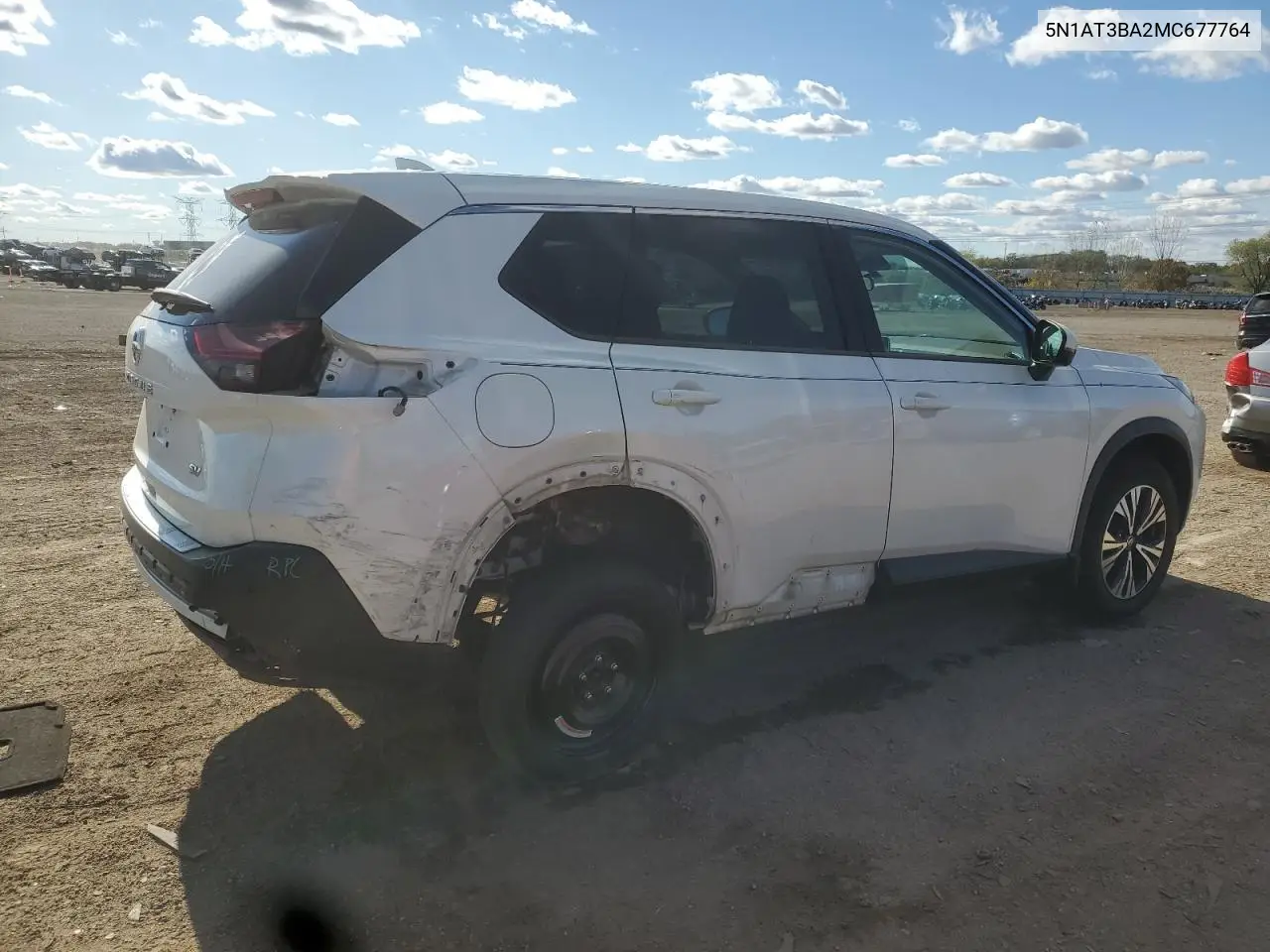 5N1AT3BA2MC677764 2021 Nissan Rogue Sv