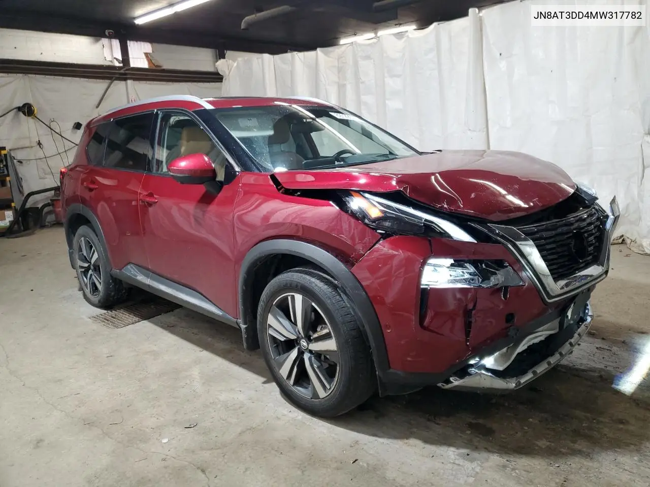 JN8AT3DD4MW317782 2021 Nissan Rogue Platinum