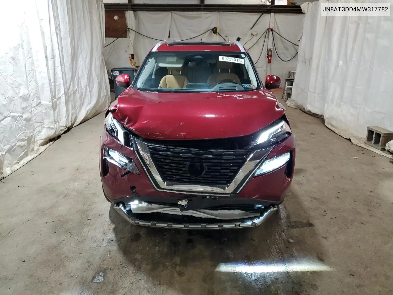 JN8AT3DD4MW317782 2021 Nissan Rogue Platinum