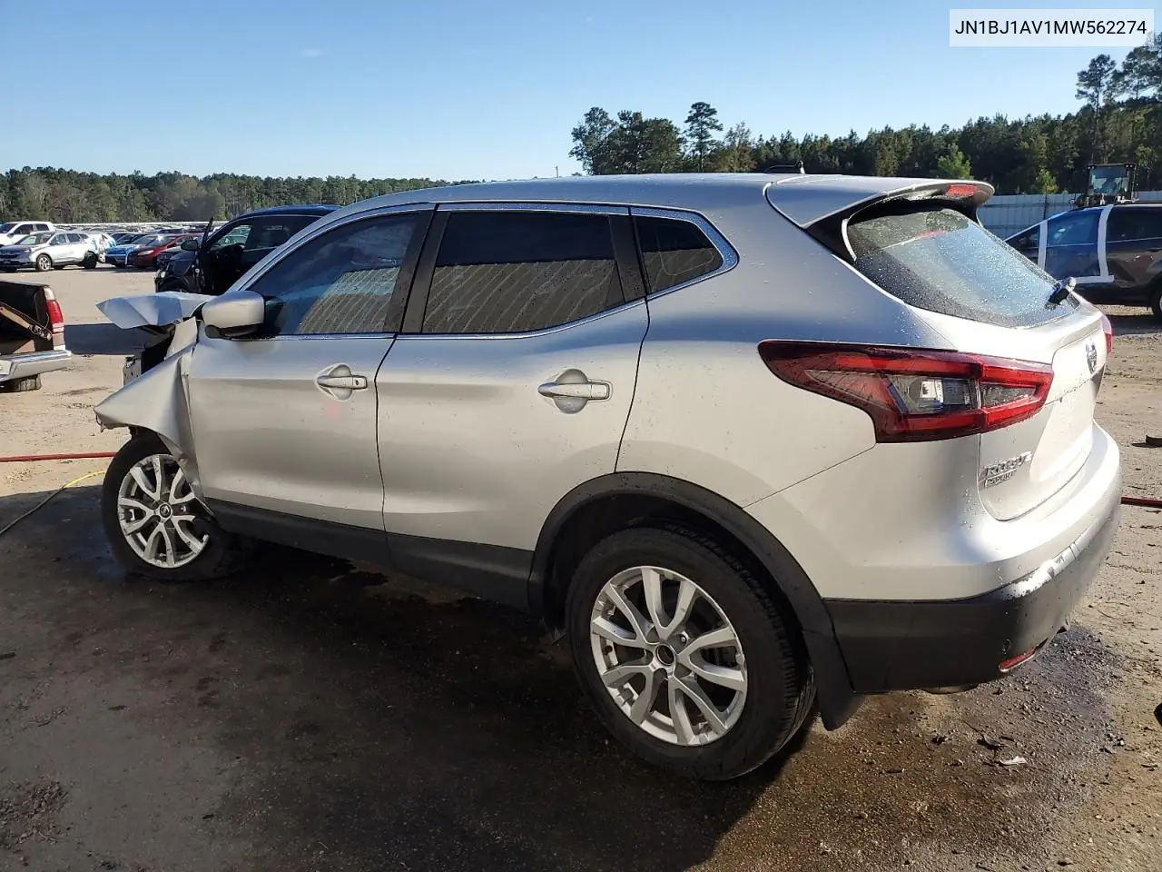 JN1BJ1AV1MW562274 2021 Nissan Rogue Sport S
