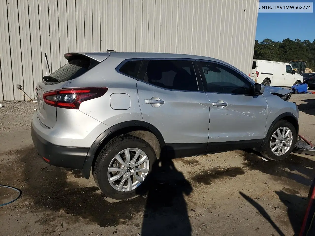 JN1BJ1AV1MW562274 2021 Nissan Rogue Sport S