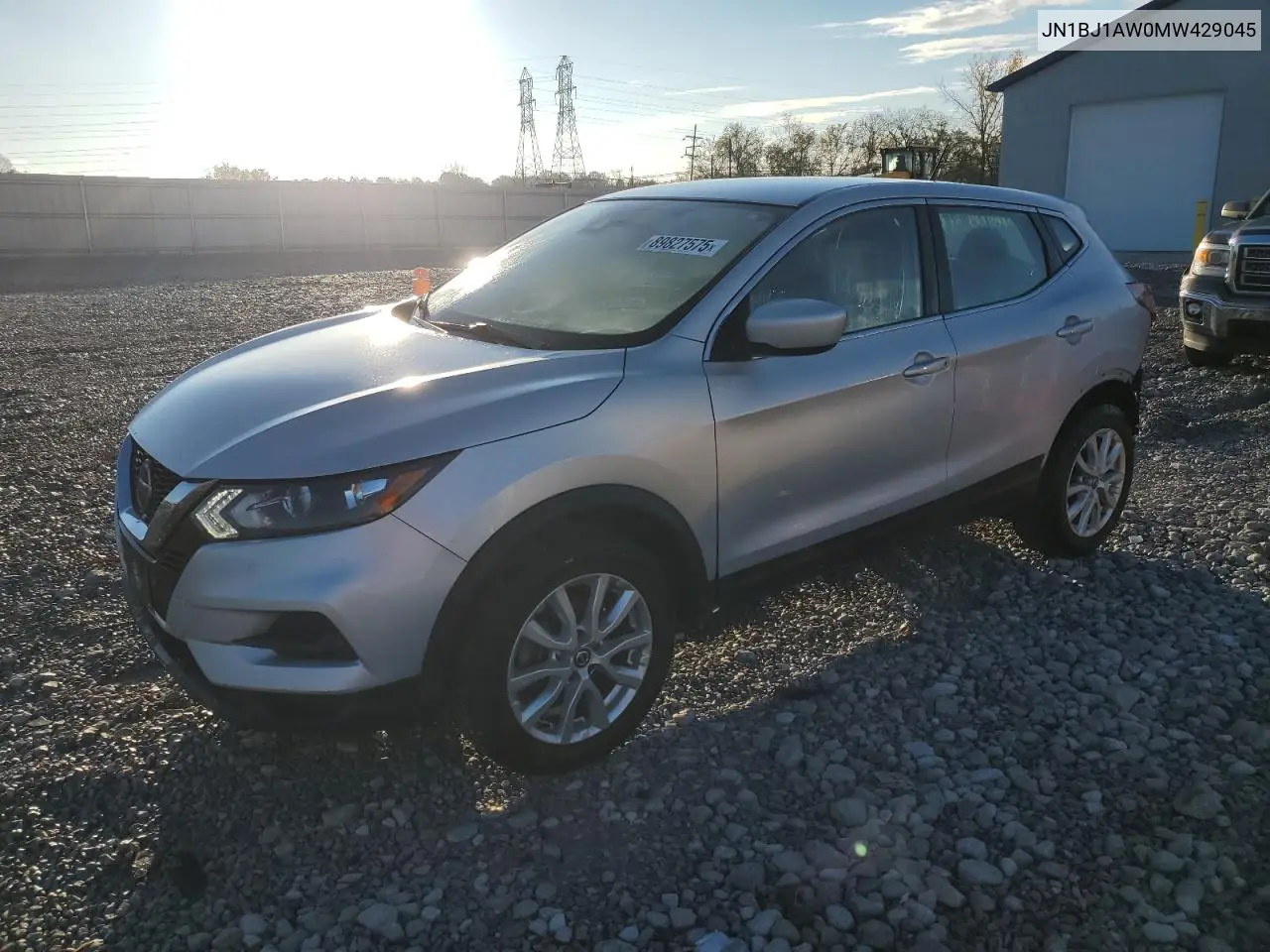 JN1BJ1AW0MW429045 2021 Nissan Rogue Sport S