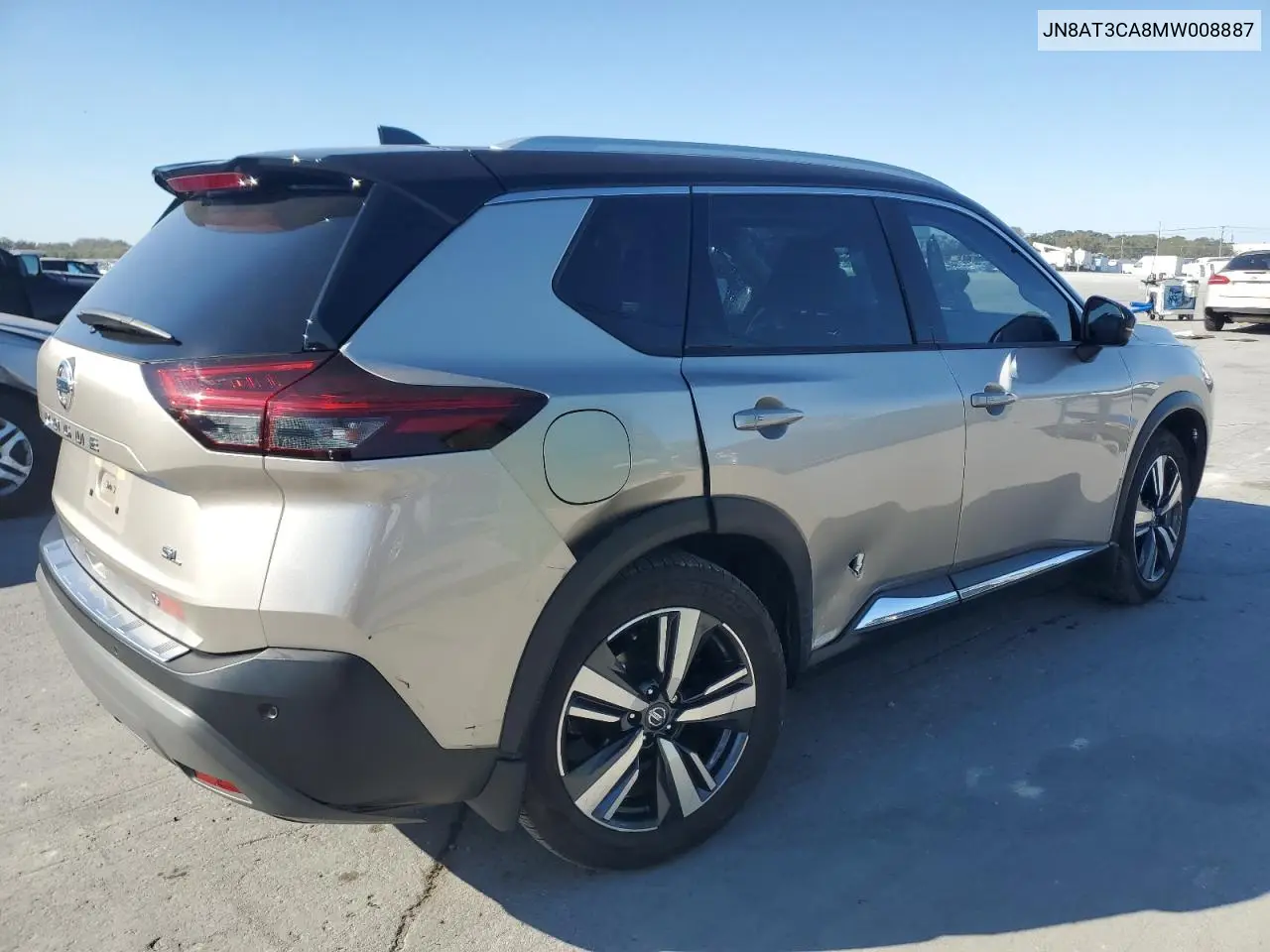 JN8AT3CA8MW008887 2021 Nissan Rogue Sl
