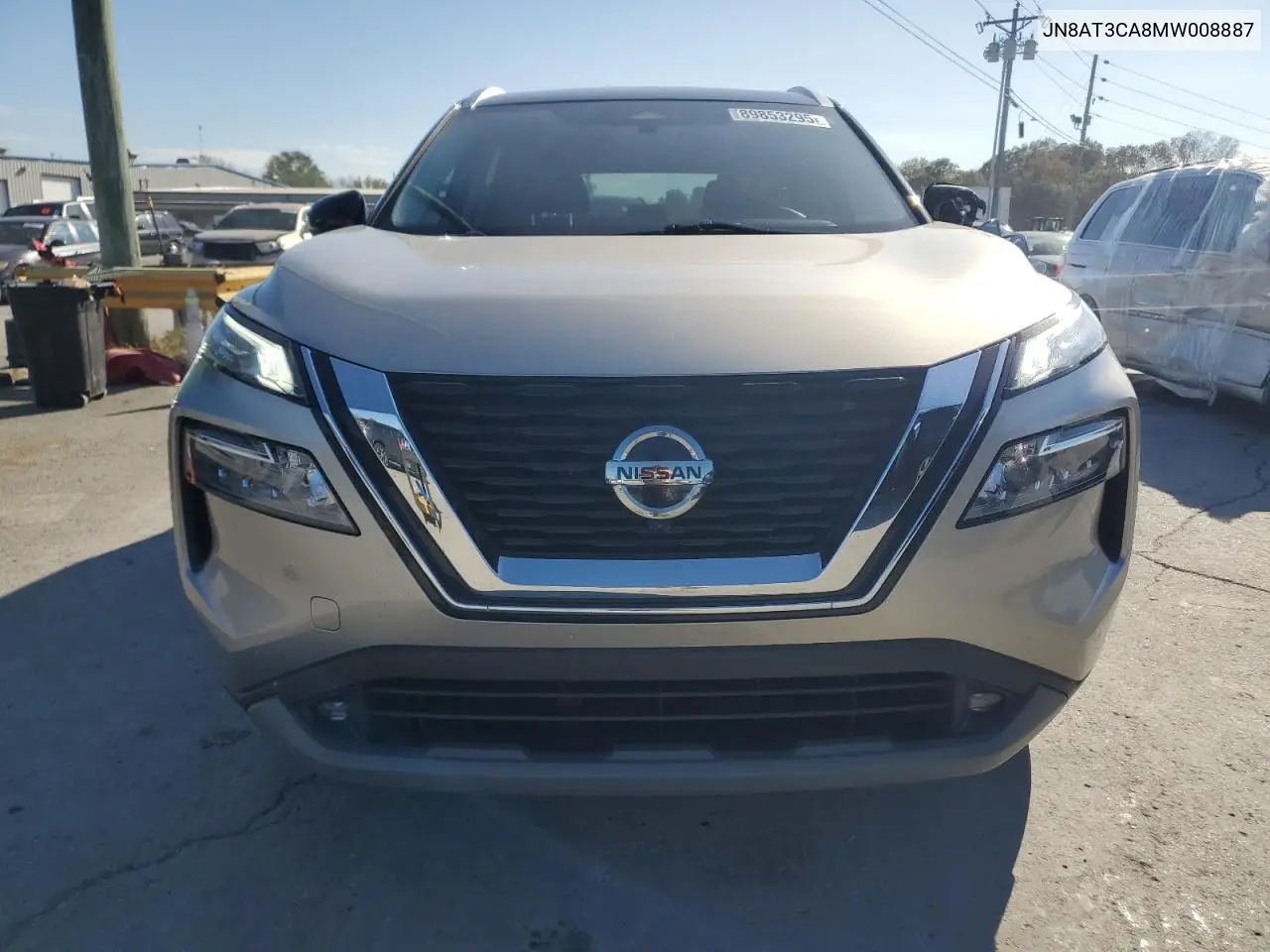 JN8AT3CA8MW008887 2021 Nissan Rogue Sl