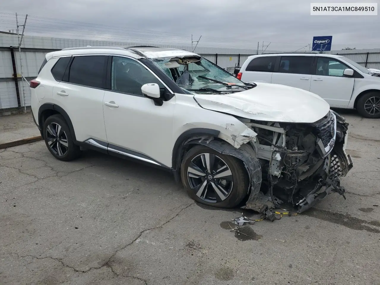 5N1AT3CA1MC849510 2021 Nissan Rogue Sl
