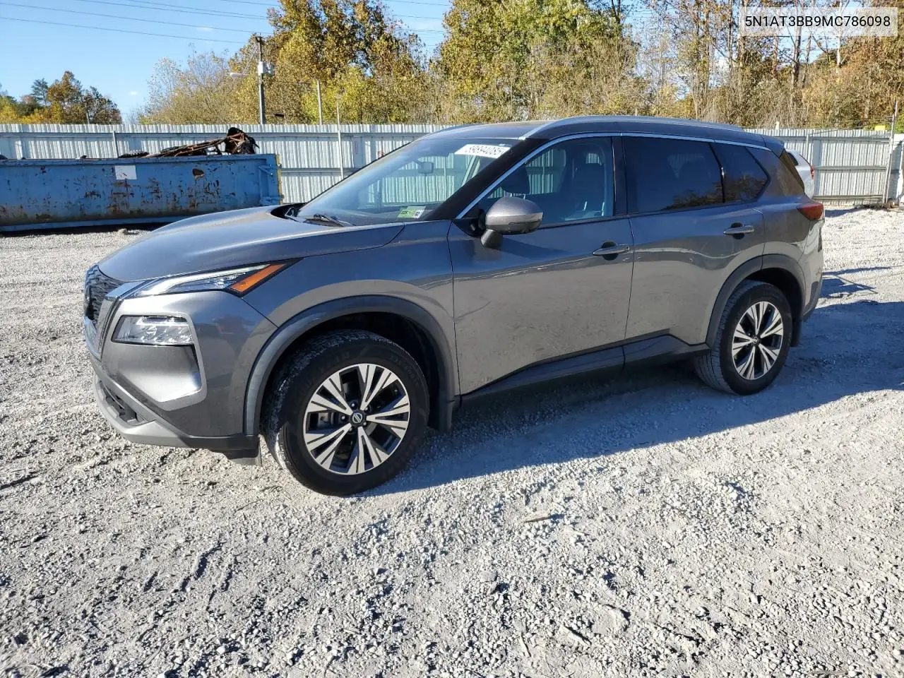 5N1AT3BB9MC786098 2021 Nissan Rogue Sv