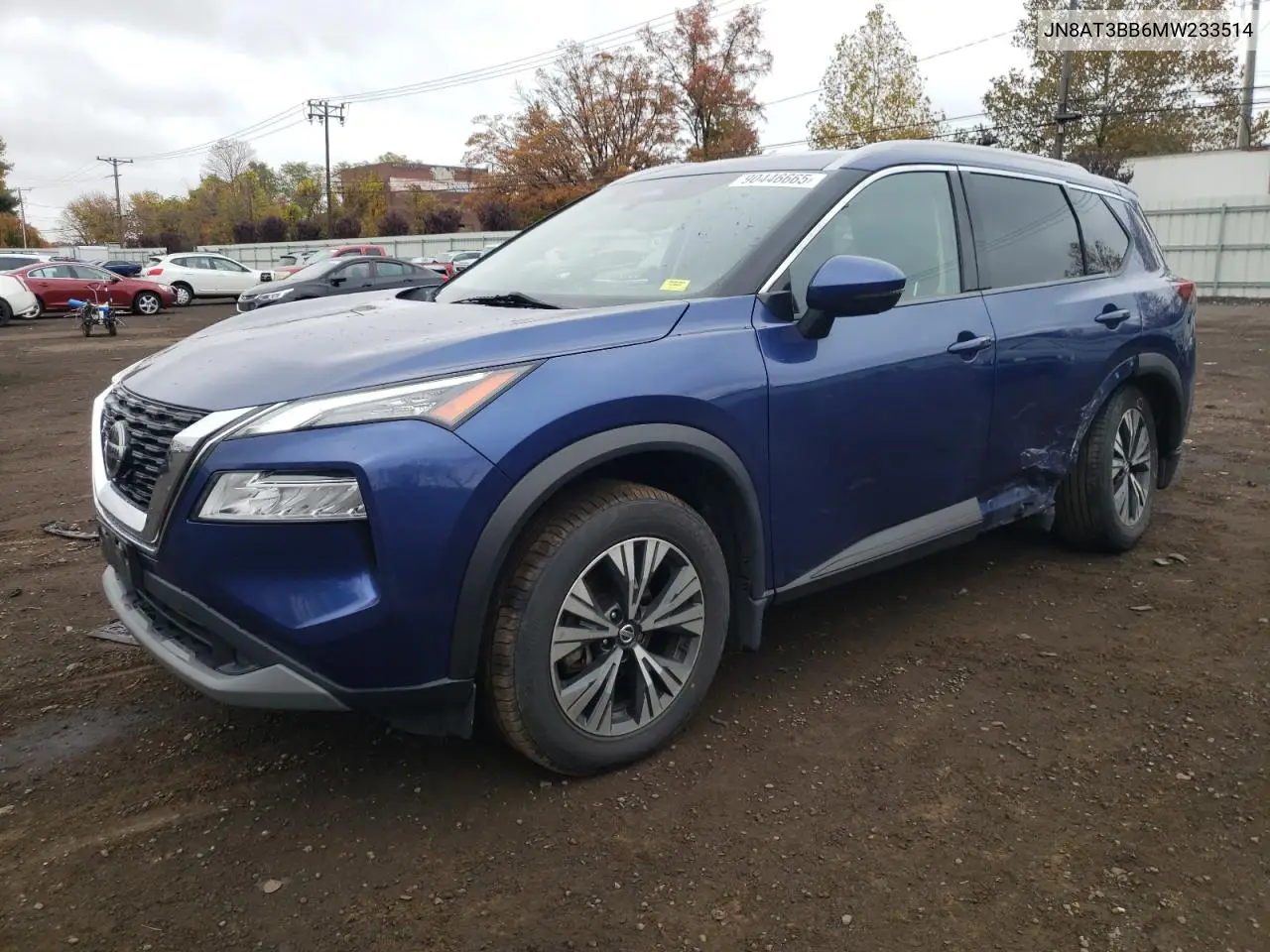 JN8AT3BB6MW233514 2021 Nissan Rogue Sv
