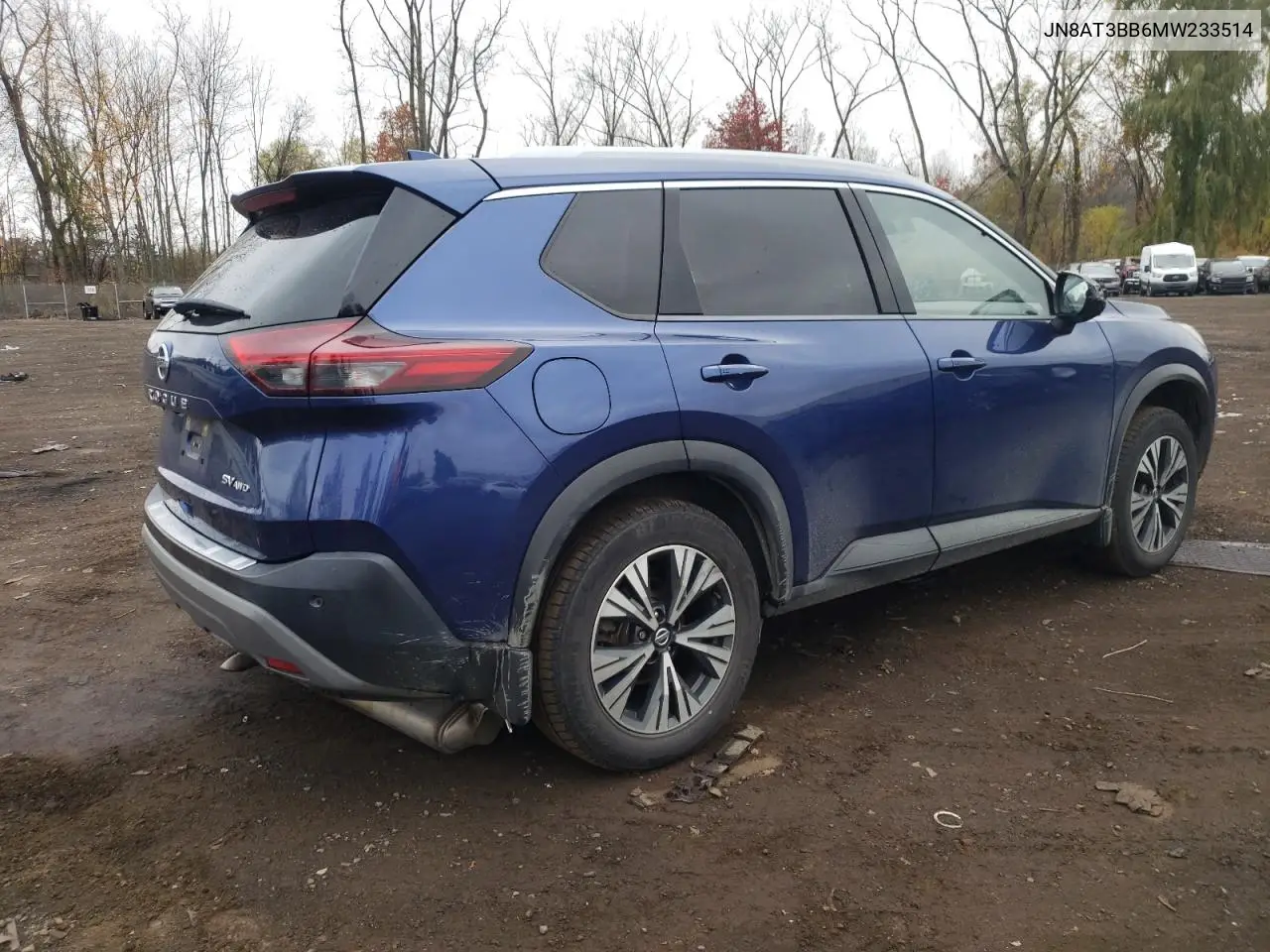 JN8AT3BB6MW233514 2021 Nissan Rogue Sv