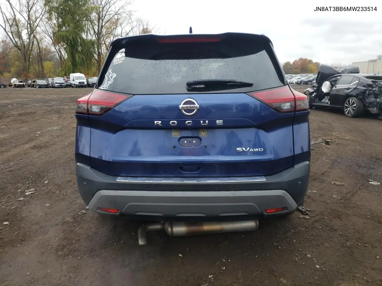 JN8AT3BB6MW233514 2021 Nissan Rogue Sv