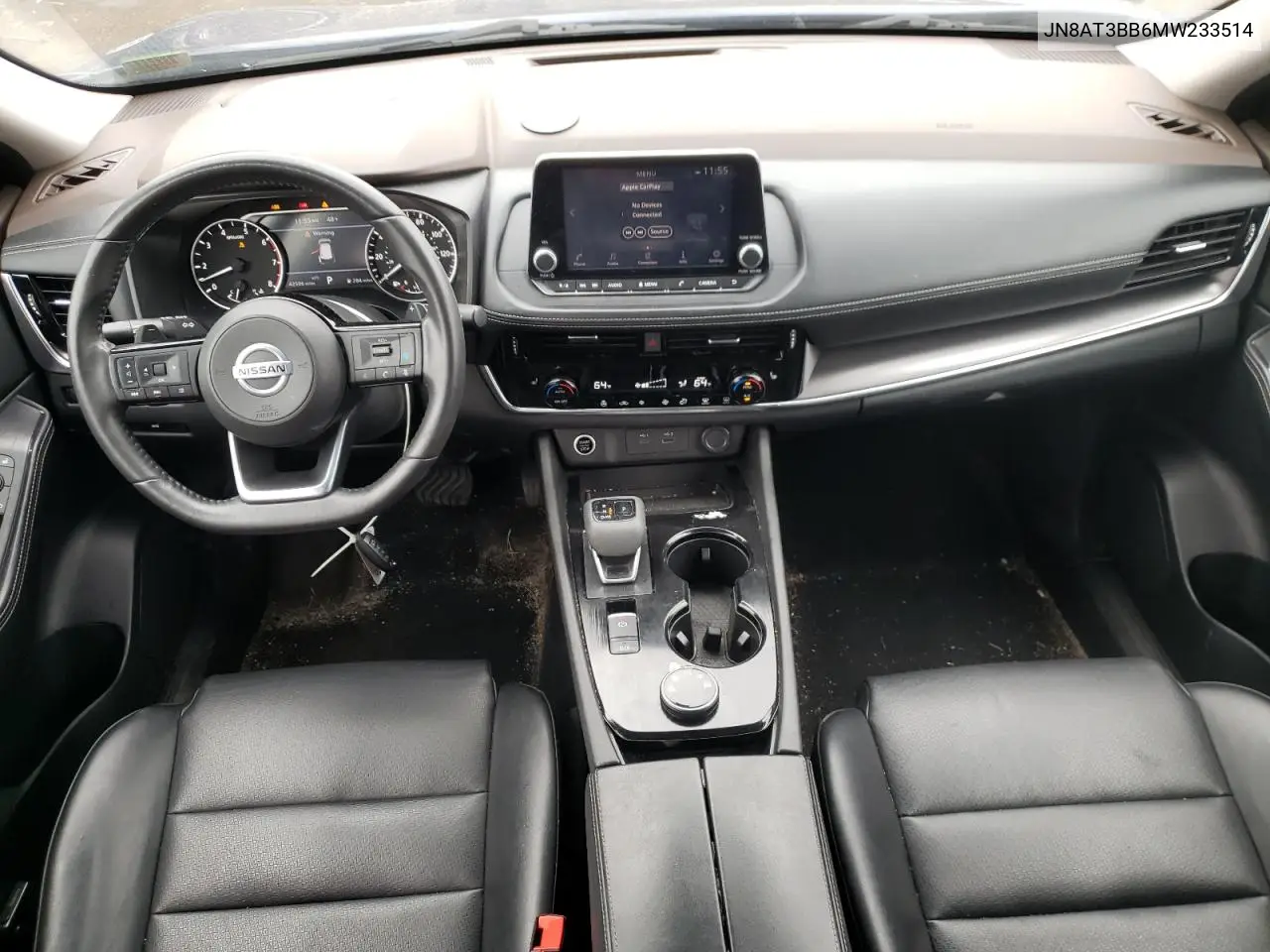 JN8AT3BB6MW233514 2021 Nissan Rogue Sv