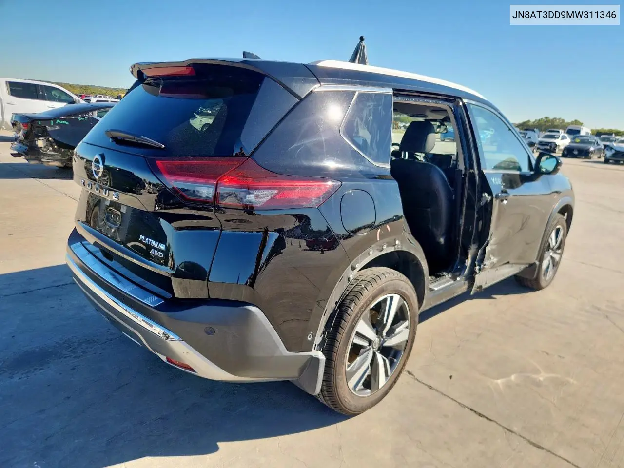 JN8AT3DD9MW311346 2021 Nissan Rogue Platinum